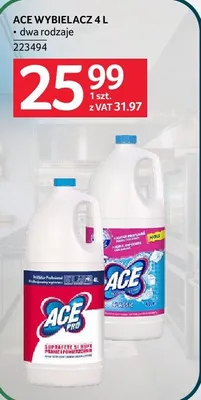 Wybielacz ACE 4l, dwa rodzaje, 223494 promocja w Selgros