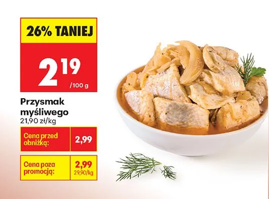 Przysmak myśliwego promocja w Biedronka