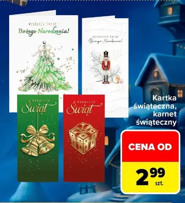 Karnet świąteczny promocja w Carrefour