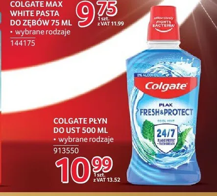Płyn do ust Colgate Plax Fresh & Protect promocja w Selgros
