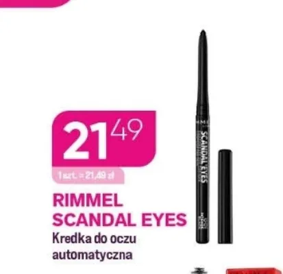 Kredka do oczu automatyczna RIMMEL Scandal Eyes promocja w Drogerie Koliber
