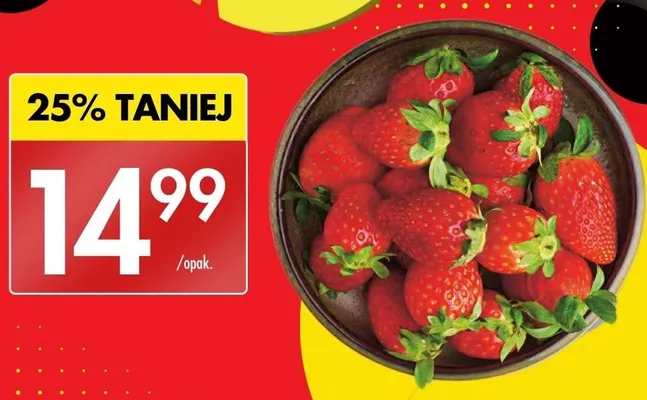 Truskawki promocja w Biedronka