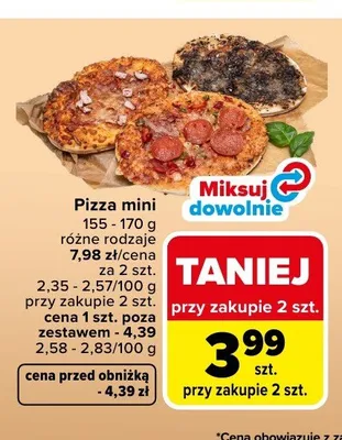 Pizza mini promocja w Carrefour