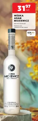 Wódka Adam Mickiewicz promocja w Stokrotka