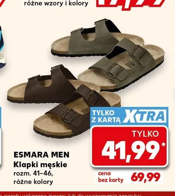 Klapki męskie Esmara Men promocja w Kaufland