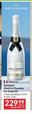 Szampan Moët & Chandon Ice Impérial biały półsłodki promocja w Makro