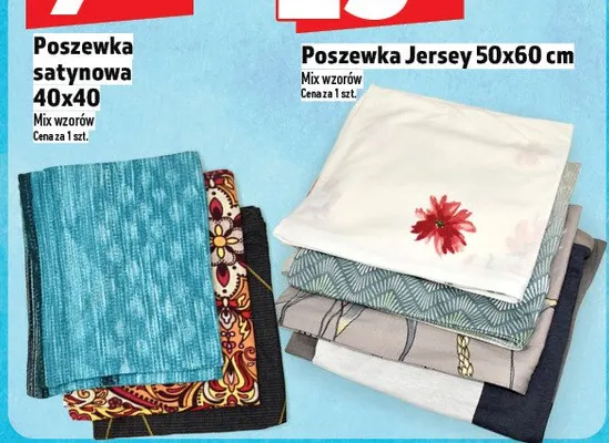Poszewka Jersey 50x60 cm promocja w TOPAZ