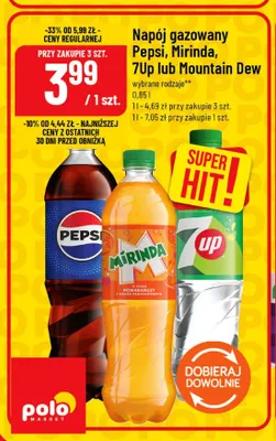 Napój gazowany 7Up promocja w POLOmarket