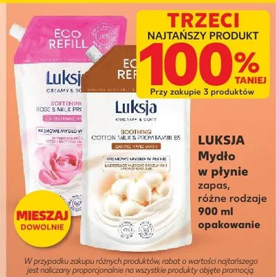 Mydło w płynie zapas różne rodzaje promocja w Kaufland