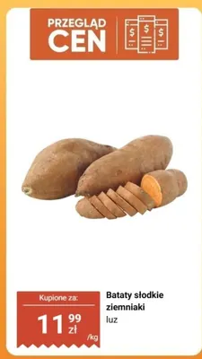 Bataty słodkie ziemniaki luz promocja w Biedronka
