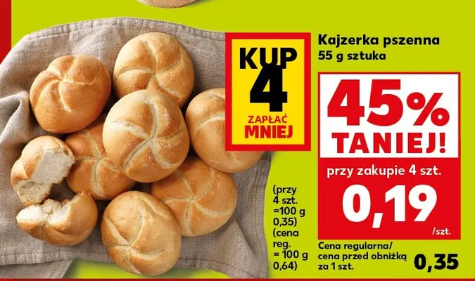 Kajzerka pszenna promocja w Kaufland