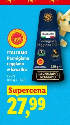 Ser Parmigiano Reggiano w kawałku Italiamo promocja w Lidl