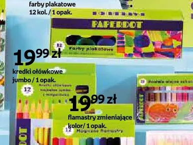 Kredki ołówkowe jumbo PAPERDOT promocja w Empik