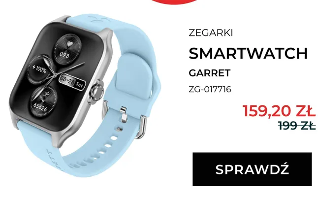 Smartwatch Garret ZG-017716 promocja w Briju