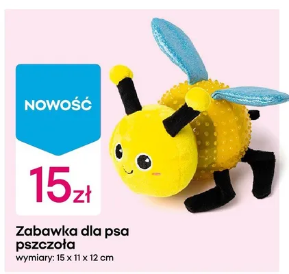 Zabawka dla psa pszczoła promocja w Pepco