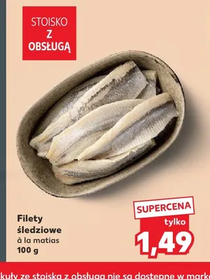Filety śledziowe à la matias promocja w Kaufland