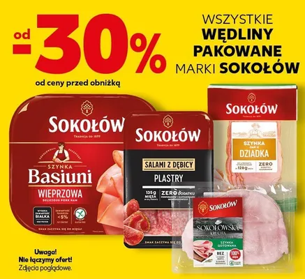 Wędliny pakowane  promocja w Kaufland