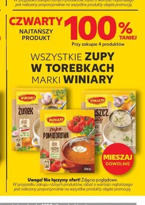 Zupa pomidorowa Winiary promocja w Kaufland