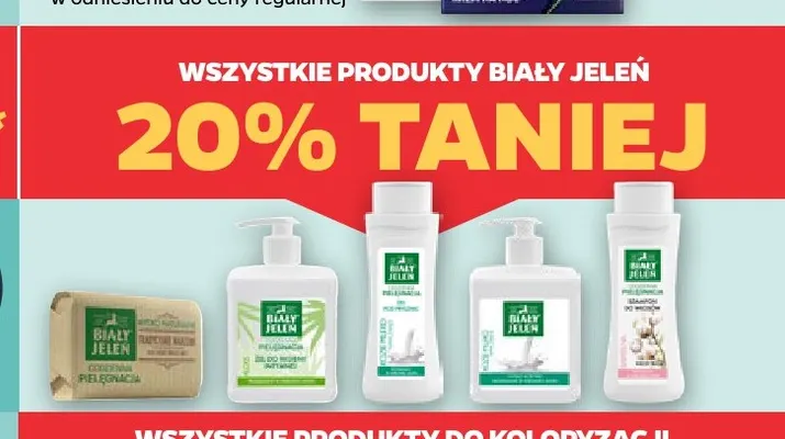 Produkty Biały Jeleń promocja w Netto