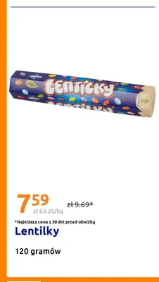 Drażetki Lentilky Orion promocja w Action