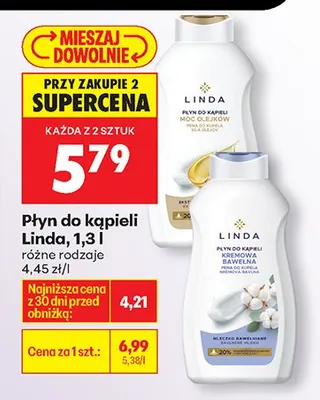 Płyn do kąpieli, różne rodzaje promocja w Biedronka