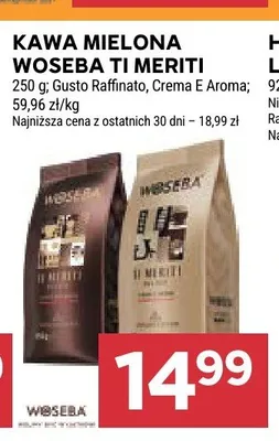 Kawa mielona WOSEBA Ti Meriti promocja w Stokrotka