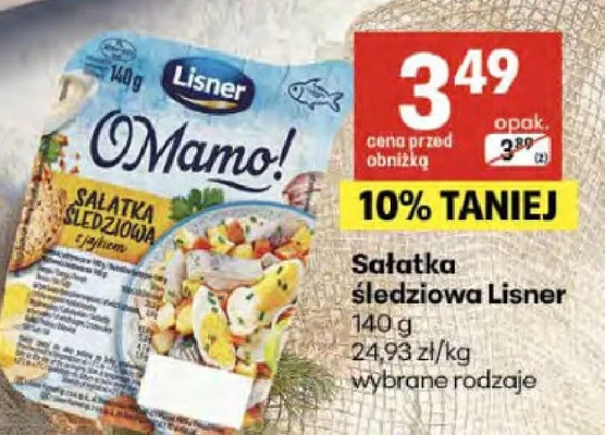 Sałatka śledziowa promocja w Delikatesy Centrum