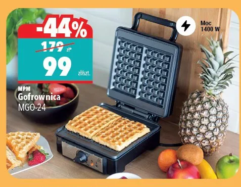 Gofrownica MGO-24 promocja w Biedronka Home