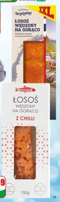Łosoś wędzony na gorąco Targ Rybny Pomorski promocja w Dino