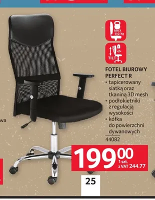 Fotel biurowy Perfect R promocja w Selgros