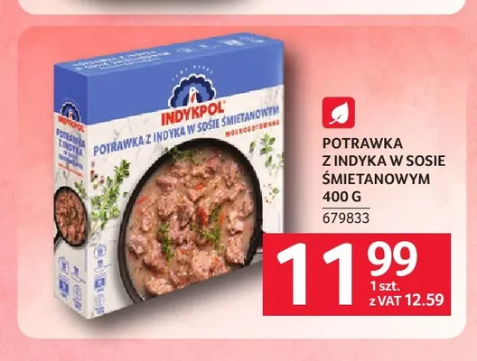 Potrawka z indyka w sosie śmietanowym Indykpol promocja w Selgros