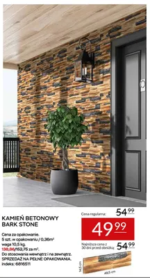 Kamień betonowy Bark Stone promocja w Abra Meble