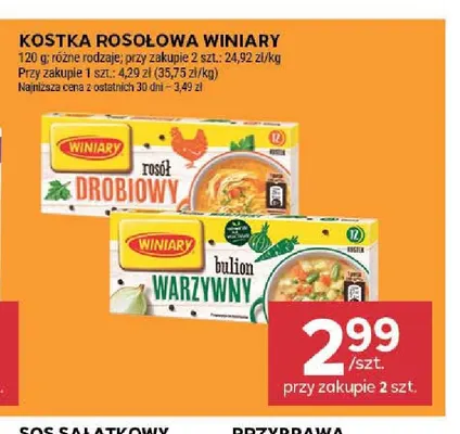 Kostka rosołowa Winiary promocja w Stokrotka