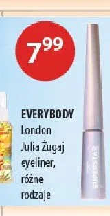 Eyeliner EVERYBODY London Julia Żugaj promocja w Drogerie Laboo