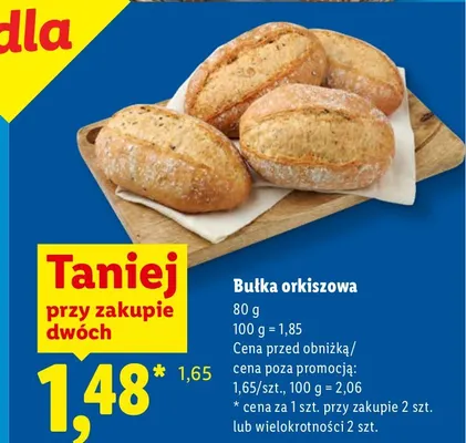 Bułka orkiszowa Piekarnia Lidla promocja w Lidl