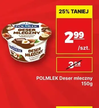 Deser mleczny Polmlek promocja w API Market