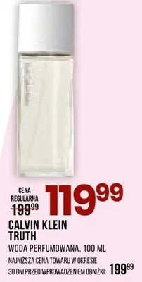 Woda perfumowana Truth promocja w Drogerie Natura