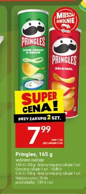 Chipsy Pringles Original promocja w Twój Market