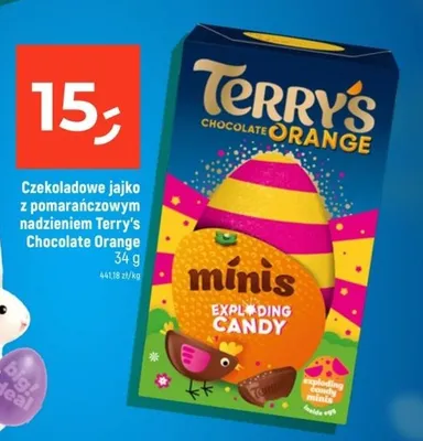 Czekoladowe jajko z pomarańczowym nadzieniem Chocolate Orange minis exploding candy promocja w Dealz