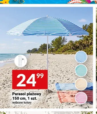 Parasol plażowy 150 cm promocja w Twój Market