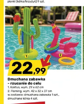 Dmuchana zabawka do rzucania do celu Flaming promocja w Bricomarche