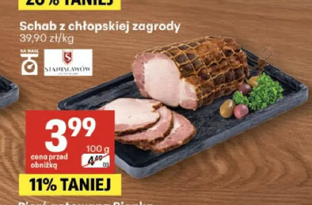 Schab z chłopskiej zagrody Stanisławów promocja w Delikatesy Centrum
