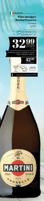 Wino musujące Martini Prosecco wytrawne promocja w POLOmarket