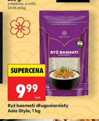 Ryż basmati długoziarnisty Asia Style promocja w Biedronka