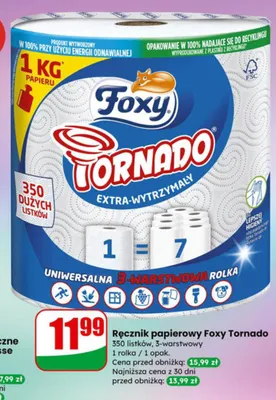 Ręcznik papierowy Tornado promocja w Dino