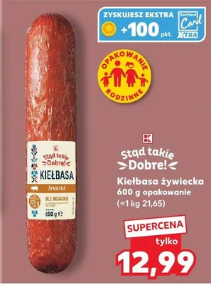 Kiełbasa żywiecka Stąd takie Dobre! promocja w Kaufland