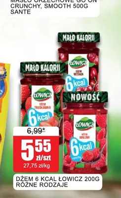 Dżem 6 kcal Łowicz promocja w Bingo