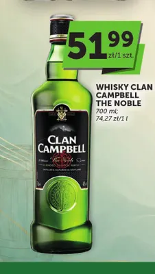 Whisky Clan Campbell The Noble promocja w ABC