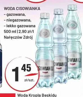Woda niegazowana Cisowianka promocja w Sedal