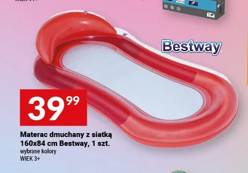 Materac dmuchany z siatką Bestway promocja w Twój Market